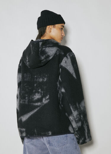 Wool-Blend Jacquard Fleece Jacket Y-3 Wool-Blend Jacquard Fleece Jacket Black yyy0354001