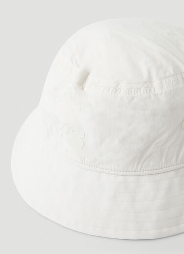 Y-3 Drawstring Bucket Hat White yyy0347011