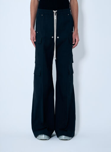 Rick Owens 벨라 카고 트랙 팬츠  블랙 ric0159017