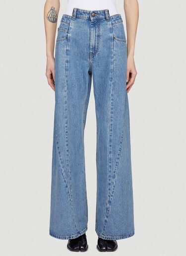 Maison Margiela Wide-Leg Jeans Blue mla0241025