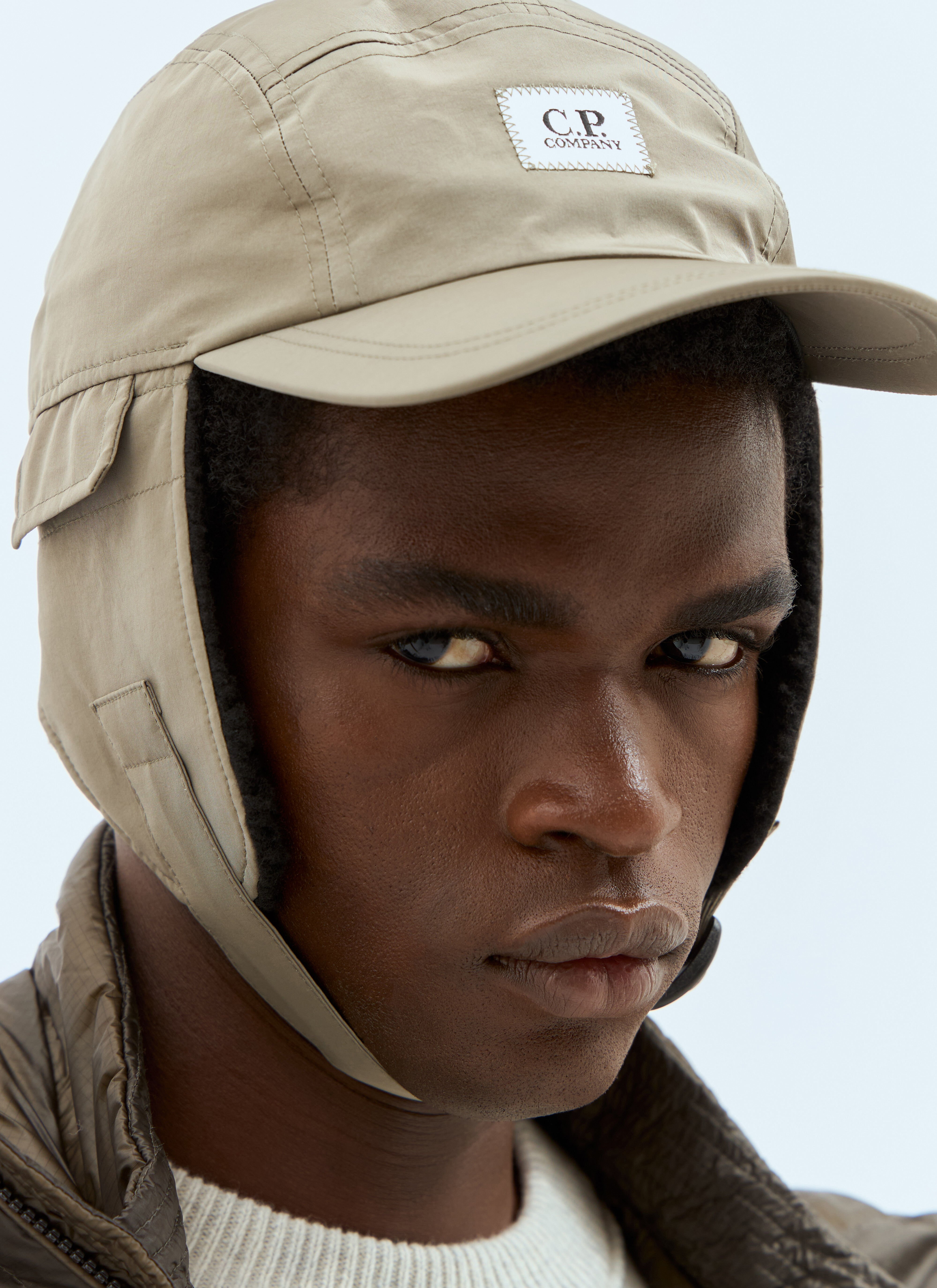 C.P. Company Men s Logo Patch Hat in Khaki LN CC