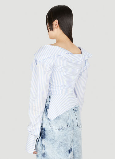Vivienne Westwood 드렁큰 코르셋 셔츠 화이트 vvw0248013