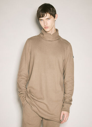 Moncler x Rick Owens Surf Long-Sleeve T-Shirt Beige mcs0358015