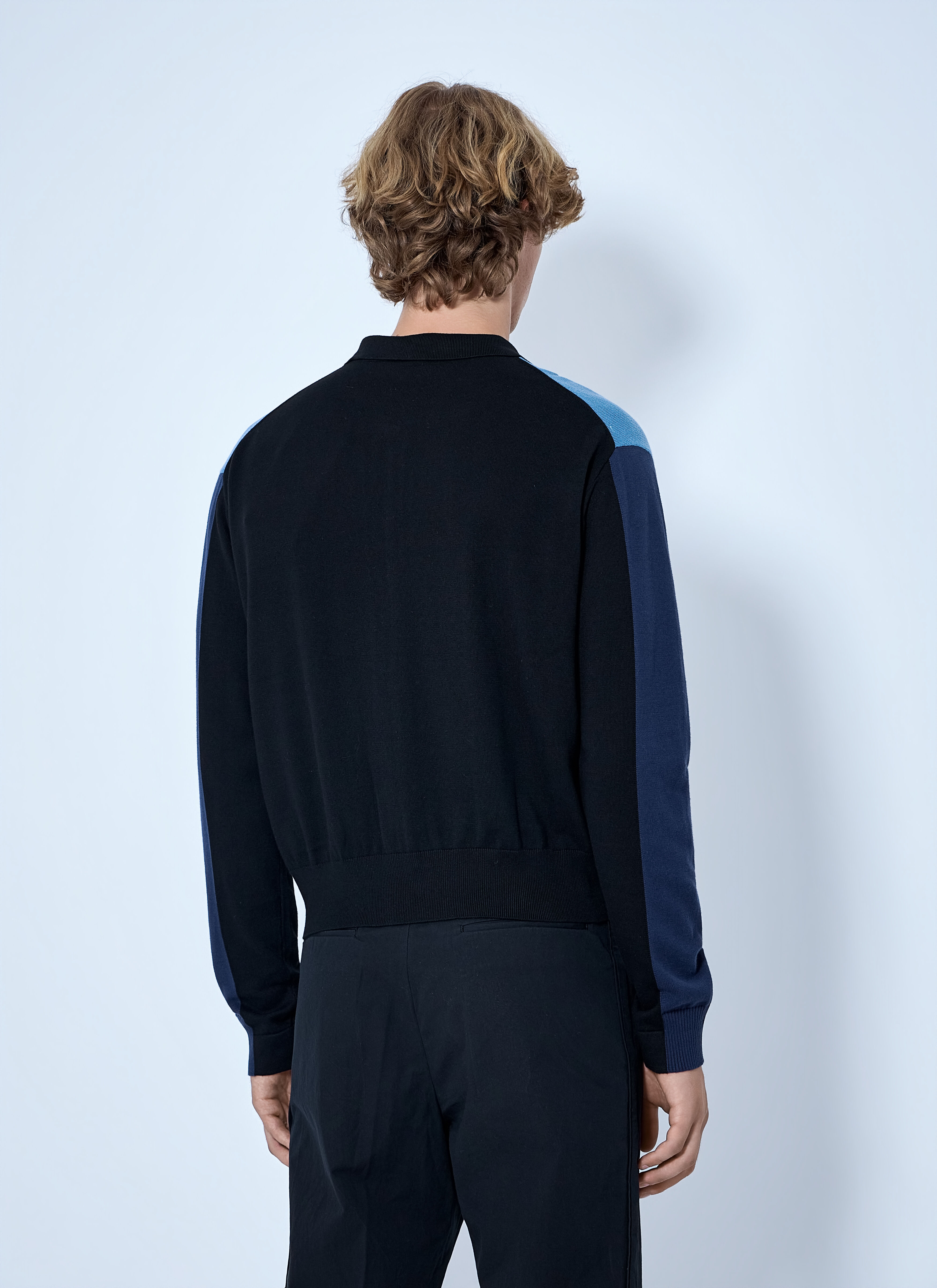 Kiko Kostadinov Men's' Munno Knit Cardigan in Black | LN-CC®