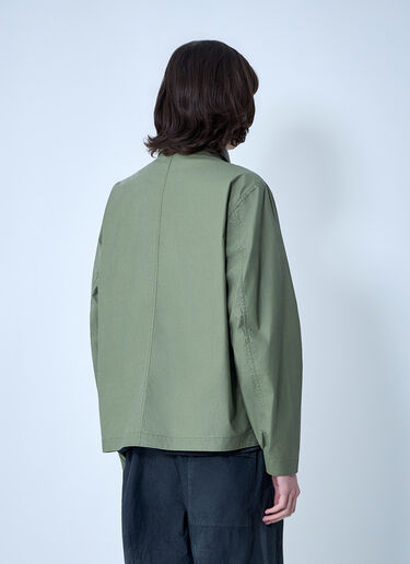 Stone Island Cotton Twill Field Jacket Green sto0164064