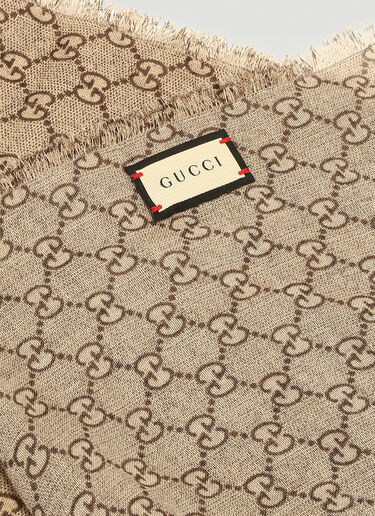 Gucci Fake Not Scarf Brown guc0142049