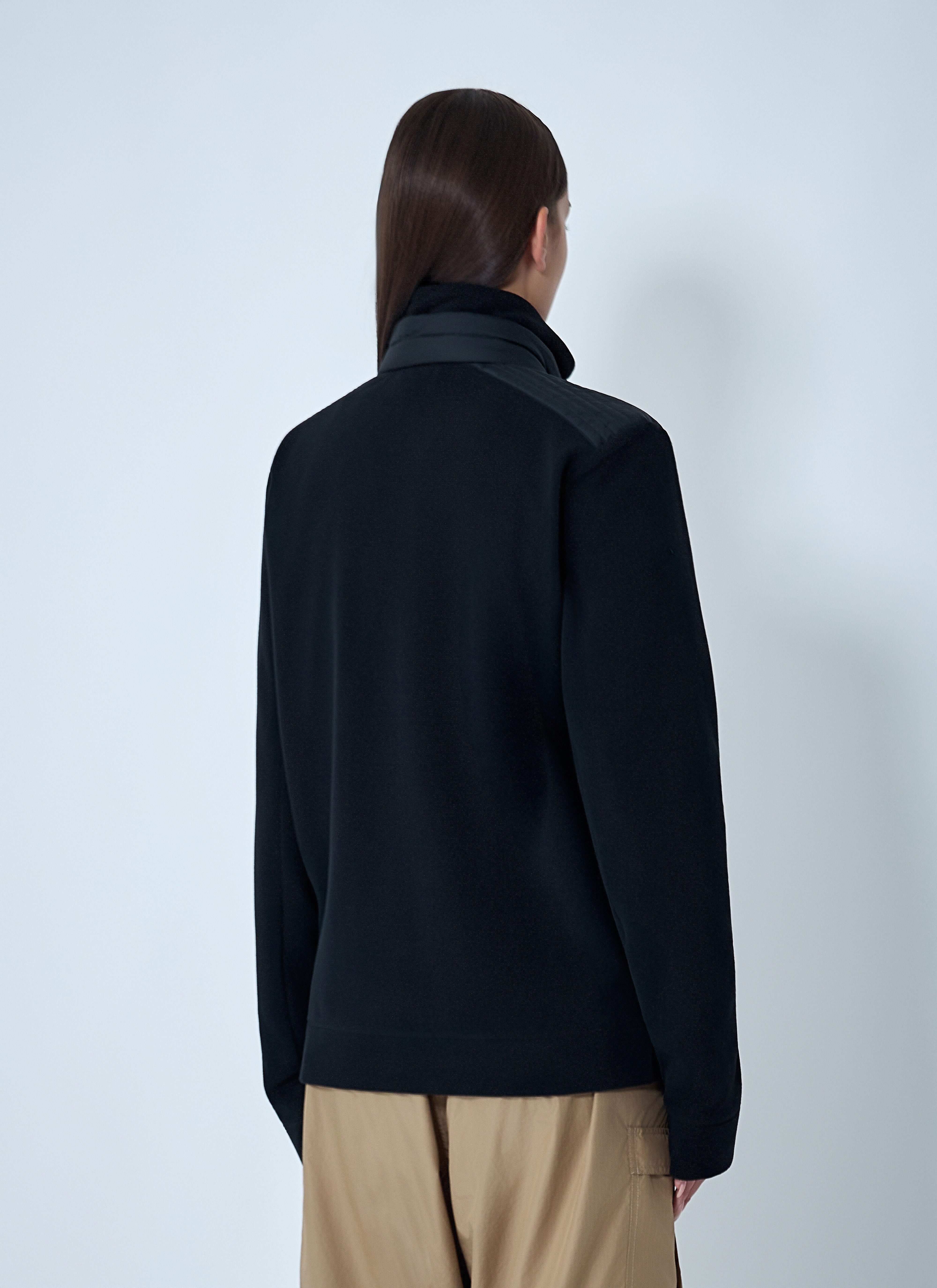 Moncler Grenoble Women's' Logo Patch Zip-Up Jacket in Black | LN-CC®