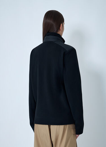 Logo Patch Zip-Up Jacket Moncler Grenoble Logo Patch Zip-Up Jacket Black mog0362001