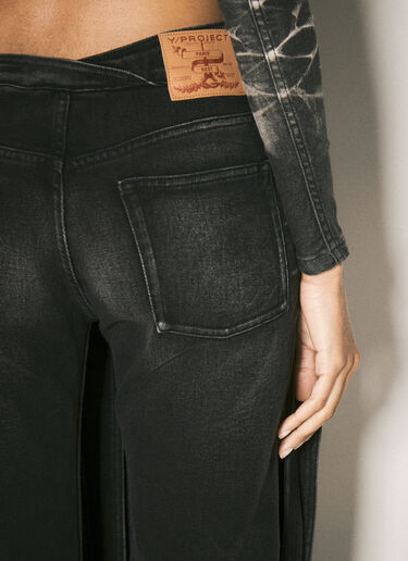 Y/Project Wrap-Belt Jeans Black ypr0258003