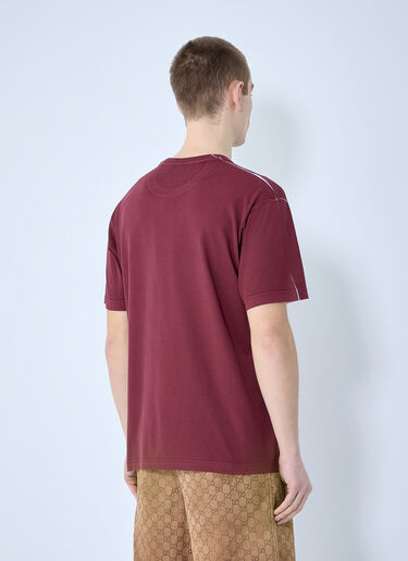 Gucci Logo Motif T-Shirt Red guc0159055
