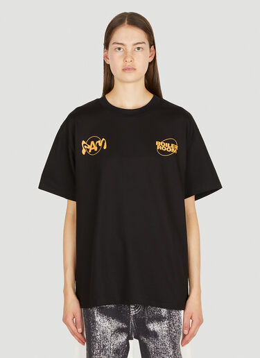 Boiler Room x P.A.M. 徽标印花 T 恤 黑色 bor0350007