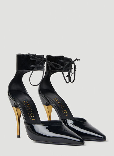 Patent High Heel Pumps Gucci Patent High Heel Pumps Black guc0251081