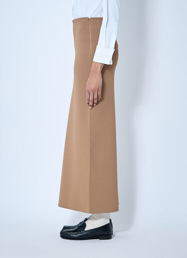 Max Mara Knit Maxi Skirt Beige max0260030