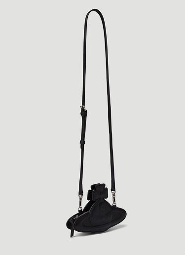 Vivienne Westwood Injected Orb Nano Shoulder Bag Black vvw0249042