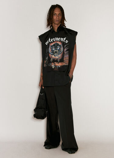 VETEMENTS Motorhead 衬衫  黑色 vet0156002