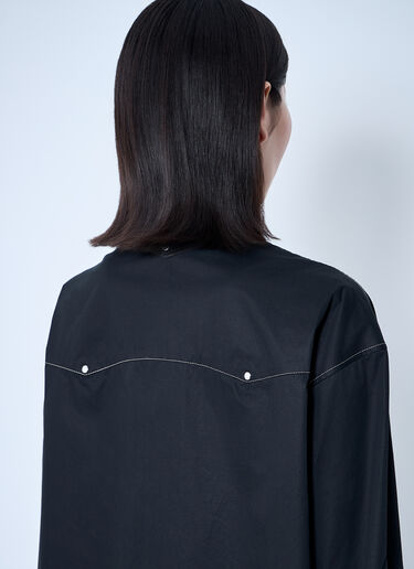 Lemaire Embellished Metal Shirt Black lem0360018