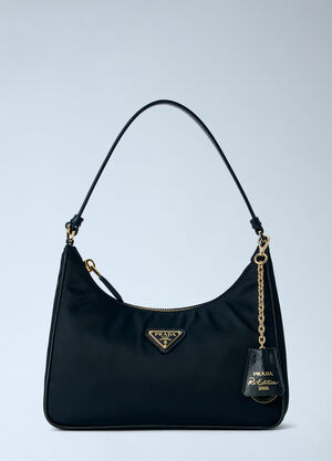 Prada Re-Edition 2005 Re-Nylon And Saffiano Mini Bag Black pra0266009
