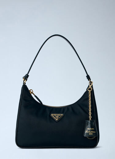 Prada Re-Edition 2005 Re-Nylon And Saffiano Mini Bag Black pra0266009