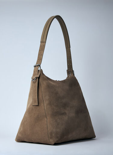Lemaire Belted Tote Bag Khaki lem0260019