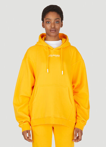 Lourdes Logo Hooded Sweatshirt Orange lou0346002