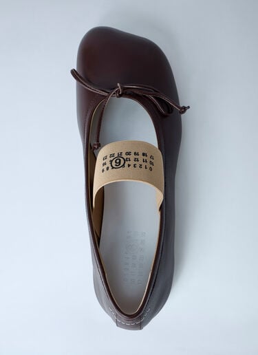 MM6 Maison Margiela Ballet Shoes Brown mmm0264017