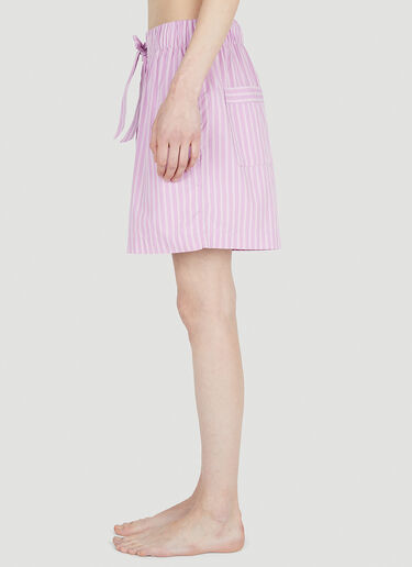 Tekla Skagen Stripes Shorts Pink tek0352006