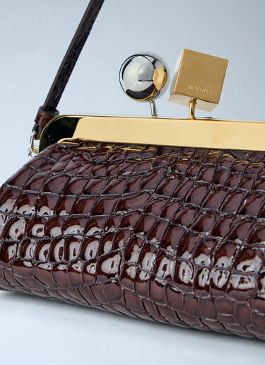 Jacquemus La Pochette Salon Shoulder Bag Brown jac0264066