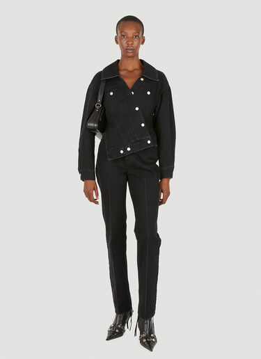 Pressed Crease Jeans Alexander McQueen Pressed Crease Jeans Black amq0250036
