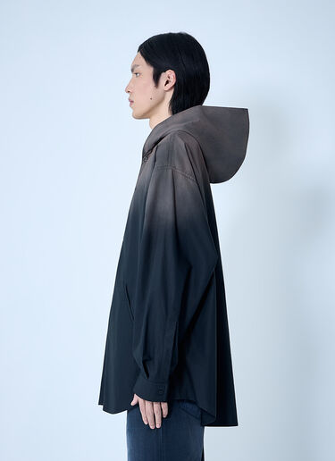 Balenciaga Hooded Shirt Black bal0163011