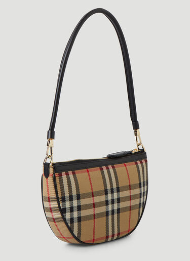 Burberry Olympia Check Shoulder Bag Beige bur0246043