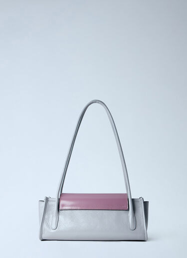 Marni Trunkette Leather Shoulder Bag Grey mni0266013