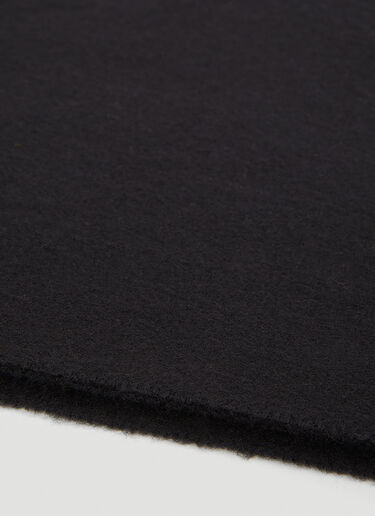 Acne Studios 徽标贴饰围巾 黑 acn0150077