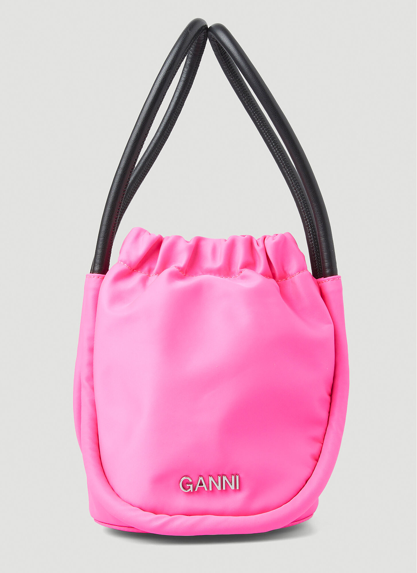 Ganni Knot M In Pink