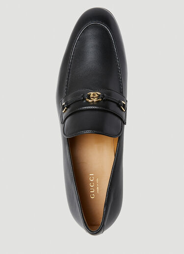 Gucci Interlocking G Horsebit Loafers Black guc0253095