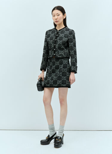 Gucci GG Tweed Jacket Grey guc0255009