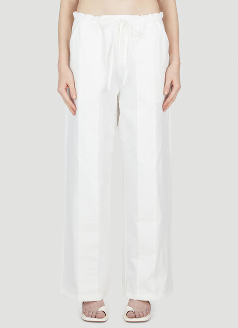 Christopher Esber Panelled Pants Orange chr0252011
