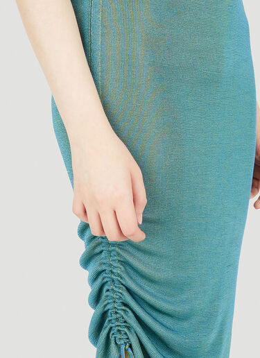 Isa Boulder Reversible Skin Asymmetric Dress Light Green isa0247007