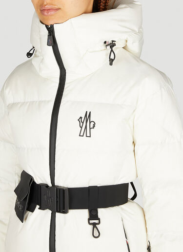 Moncler Grenoble Bouquetin Belted Padded Jacket White mog0253005