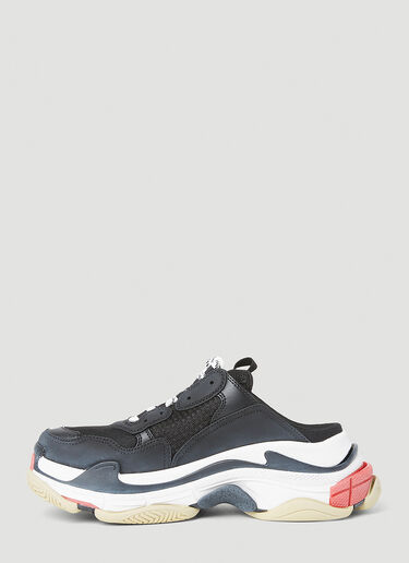 Balenciaga Triple S 穆勒鞋 黑色 bal0253072