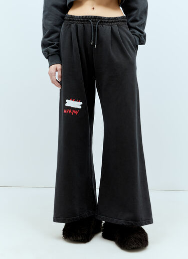 AVAVAV OG Logo Print Track Pants Black ava0255007