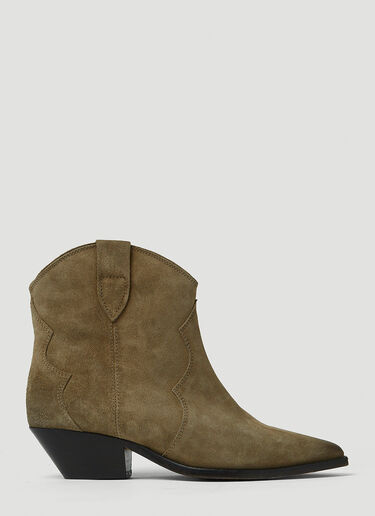 Isabel Marant Étoile Dewina Ankle Boots Brown ibe0247068