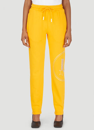 Lourdes Sequin Graphic Track Pants Orange lou0346009