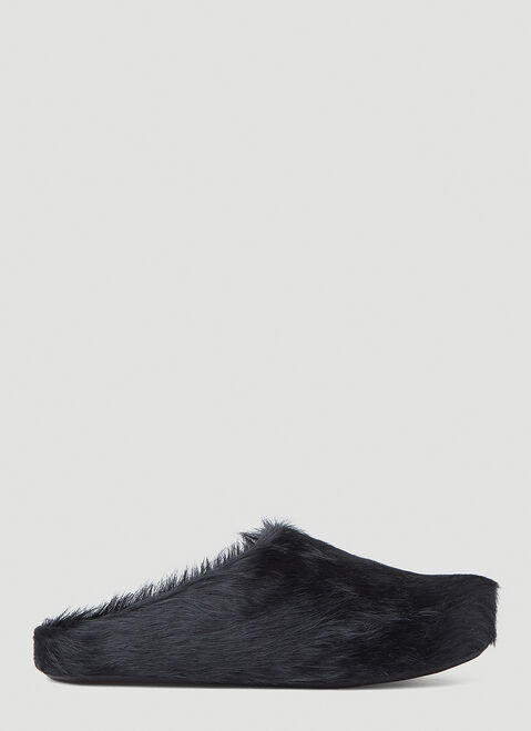 Dr. Martens Fussbett Long Haired Mules Camel drm0354009
