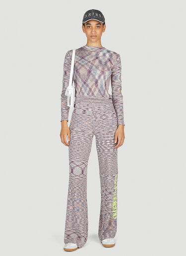 No Problemo Space Dye Knit Pants Aries No Problemo Space Dye Knit Pants Purple ari0252008