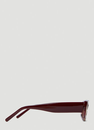 Samhain Sunglasses Our Legacy Samhain Sunglasses Burgundy our0350009