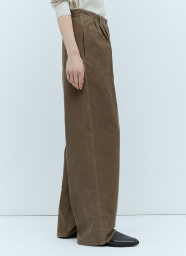 The Row Rufos Corduroy Pants Brown row0253020