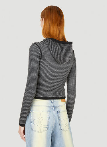 아모레토 후드 스웨터 Eckhaus Latta 아모레토 후드 스웨터 그레이 eck0251003
