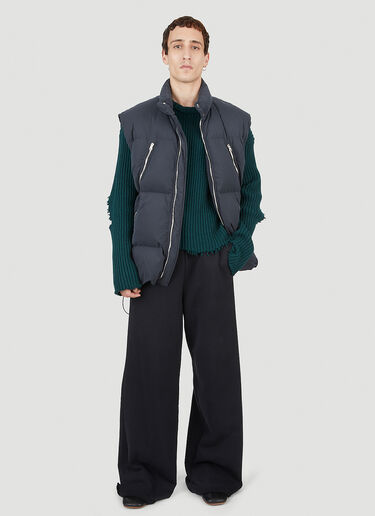 Puffer Gilet Jacket MM6 Maison Margiela Puffer Gilet Jacket Black mmm0151005
