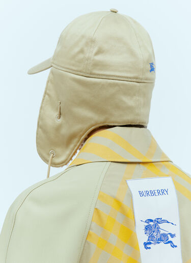 Burberry Baseball Trapper Hat Beige bur0254046