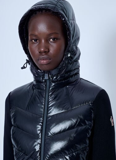 Moncler Grenoble Hooded Quilted Down Vest Black mog0265015